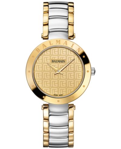 Женские наручные часы Balmain Two-Tone Stainless Steel Bracelet 33mm