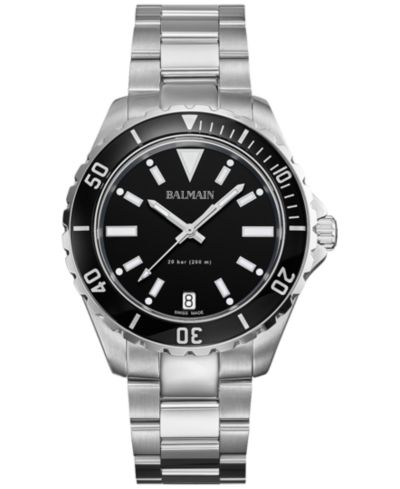 Мужские часы Balmain Swiss Ophrys Stainless Steel 43mm