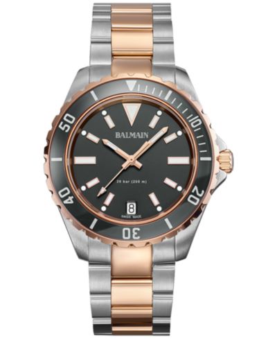 Balmain Мужские швейцарские часы Ophrys Two-Tone Stainless Steel 43mm