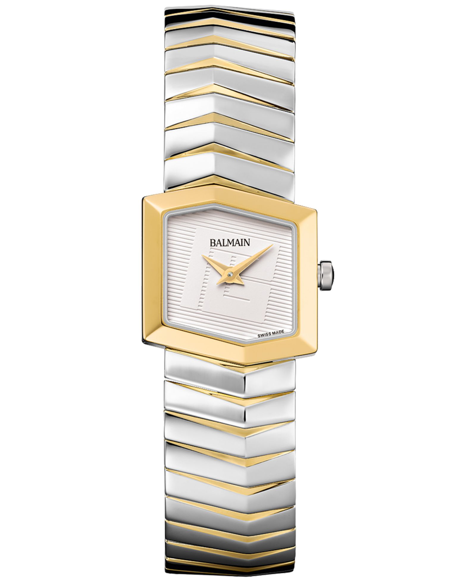 Balmain Женские наручные часы Swiss Teffetas, двухцветная нержавеющая сталь, 35mm