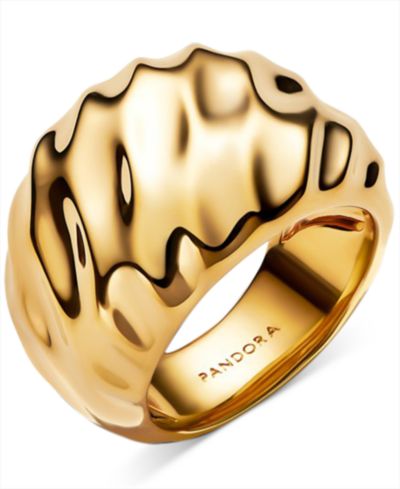Pandora Statement кольцо с позолотой 14K Gold