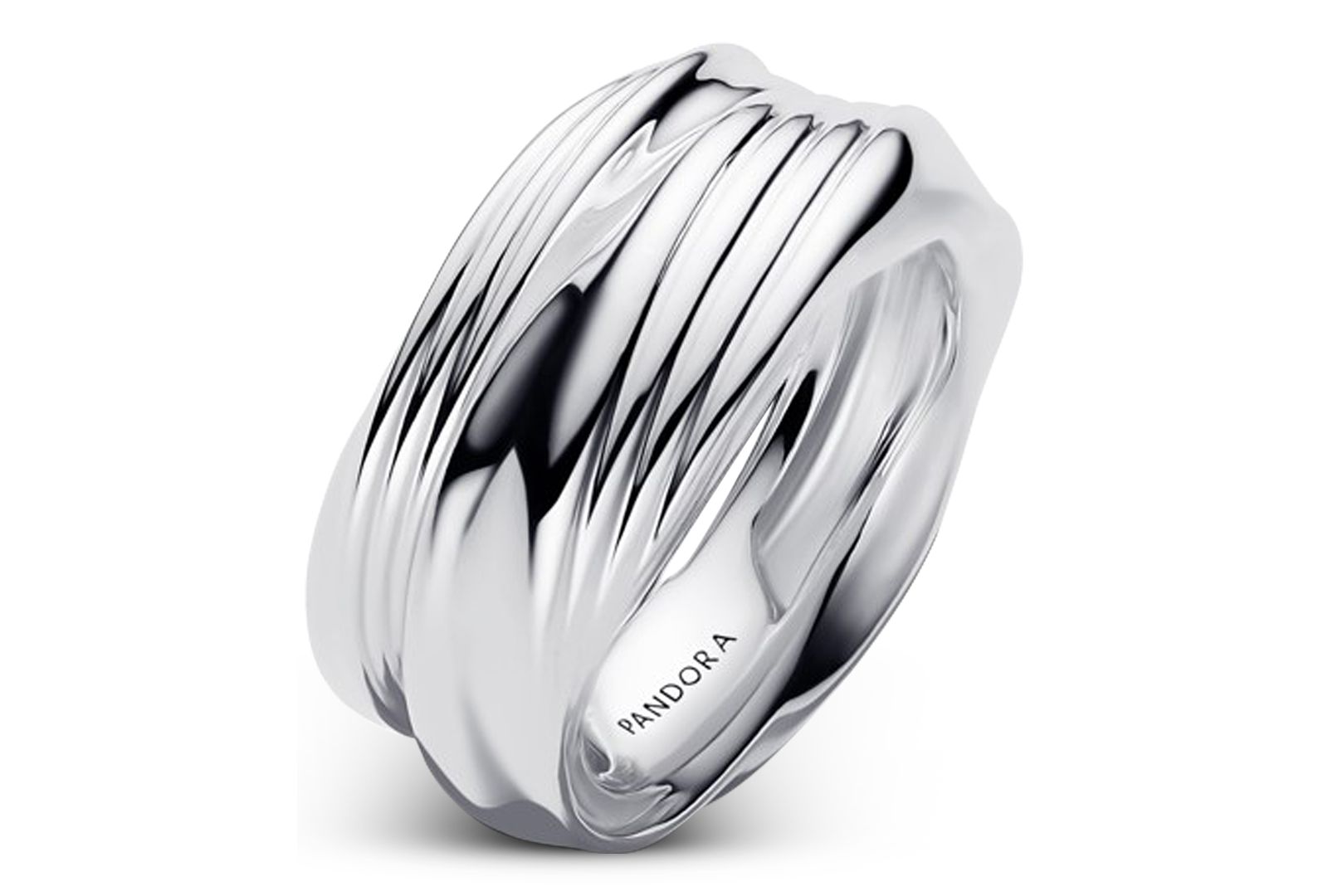 Pandora Twisted Double Stackable Ring