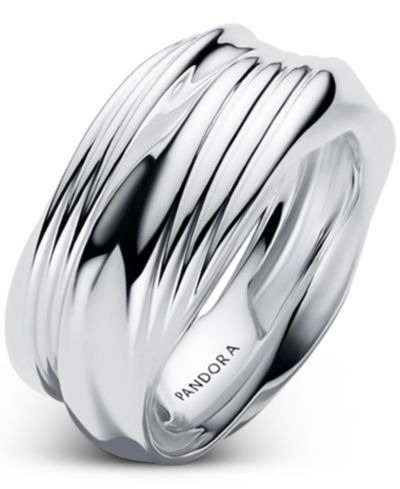 Кольцо Pandora Twisted Double Stackable