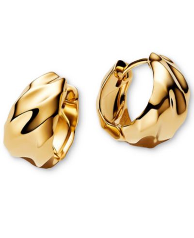 Pandora серьги-кольца Rippled Hoop