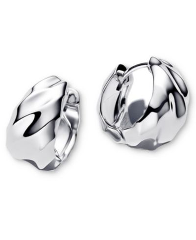 Pandora Серьги-кольца Rippled Small Hoop