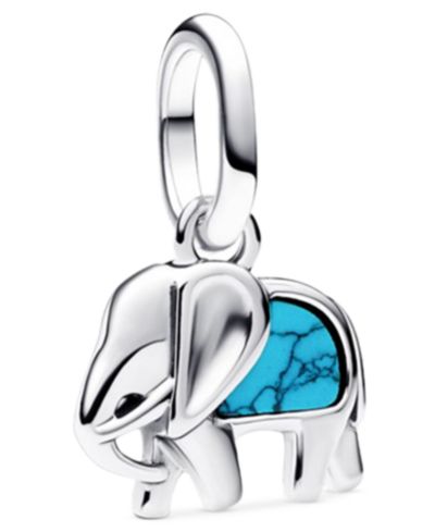 Мини-подвески Pandora Turquoise-coloured Elephant