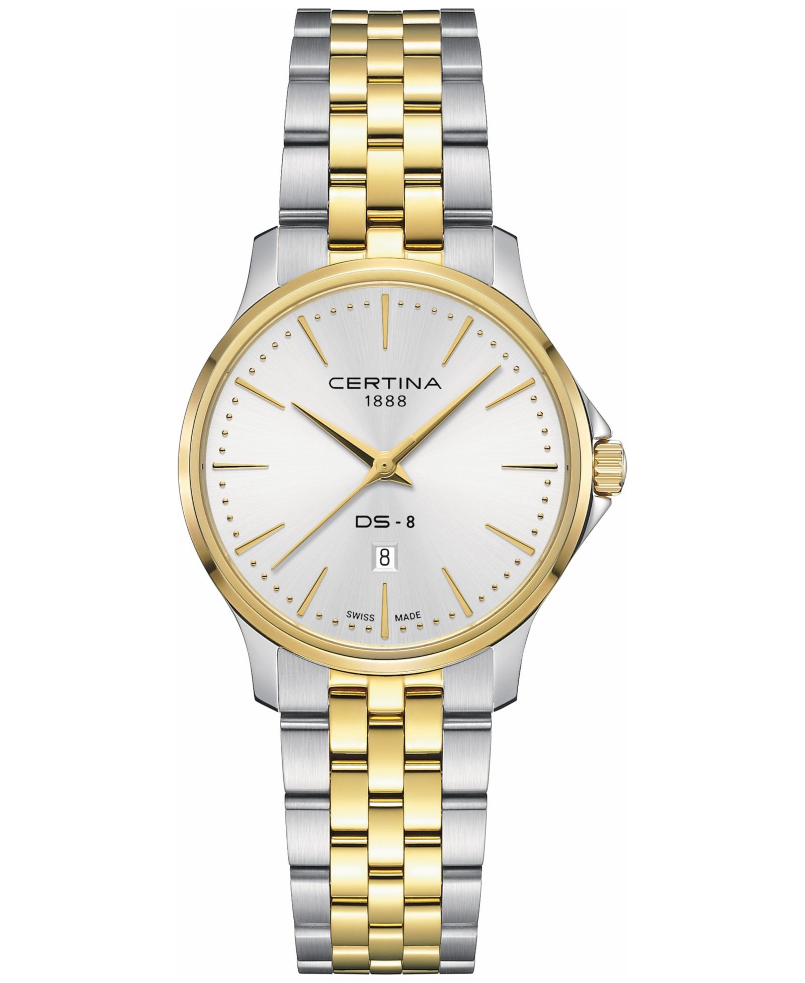 Certina Женские часы Swiss DS-8 Two-Tone Stainless Steel Bracelet 31mm