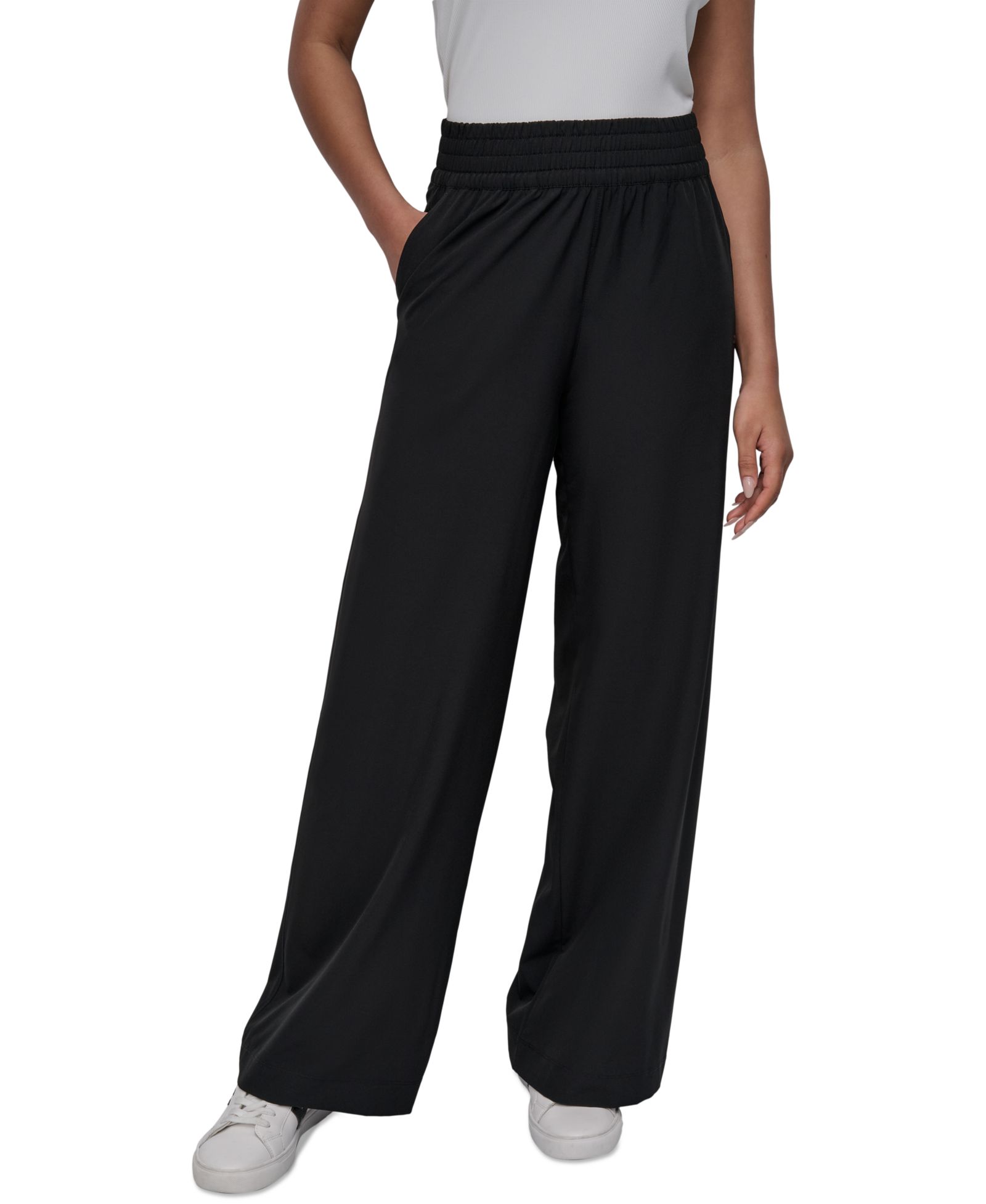 Женские брюки DKNY Sport Hudson Stretch Wide-Leg Pull-On