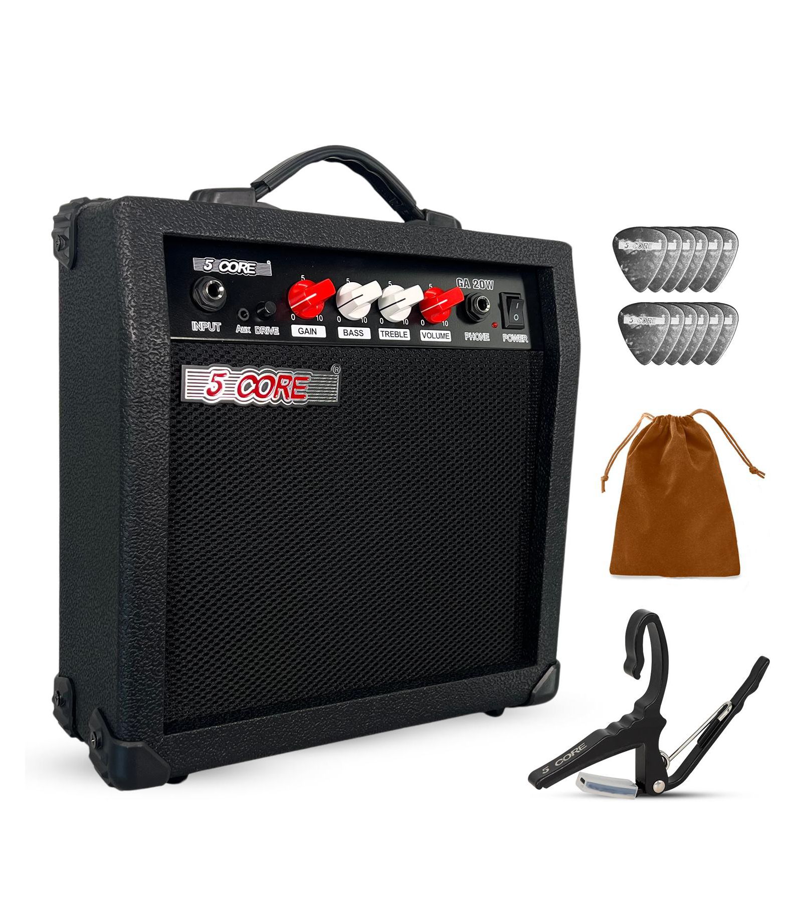 5 Core 20W Portable Guitar Amp