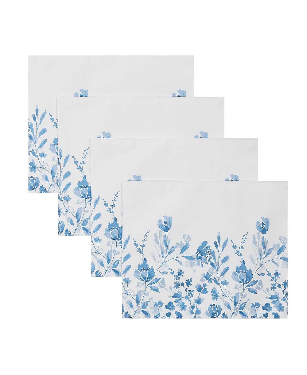 IZOD декоративные салфетки Mystic Floral, комплект из 4 шт., 13" x 19"
