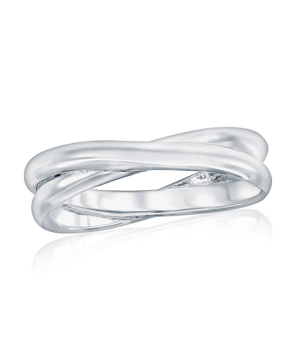 Кольцо Simona Sterling Silver 'X' Design