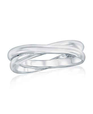 Кольцо Simona Sterling Silver 'X' Design