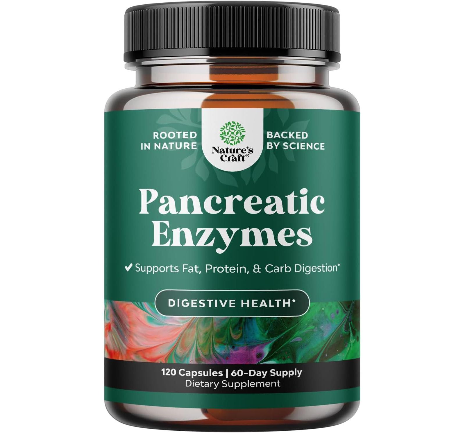 Nature's Craft ферменты для пищеварения, Protease Amylase and Lipase, 120 шт