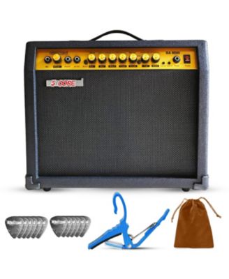 5 Core Guitar Amp 80 Watt Electric Amplifier w Built in 10" Speaker Portable Mini Practice Amps