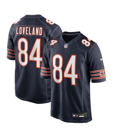 Джерси Nike Men's Colston Loveland Navy Chicago Bears 2025 NFL Draft First Round Pick Game