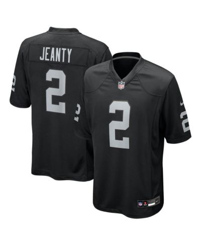 Мужская игровая джерси Nike Las Vegas Raiders 2025 NFL Draft First Round Pick Black Ashton Jeanty