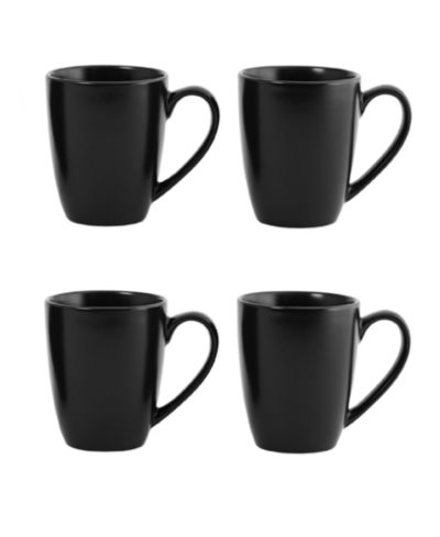 Euro Ceramica Essential Mugs, Set of 4
