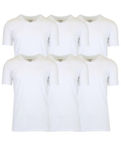 Galaxy by Harvic Men's 6-Pack Short Sleeve Stretch T-Shirt