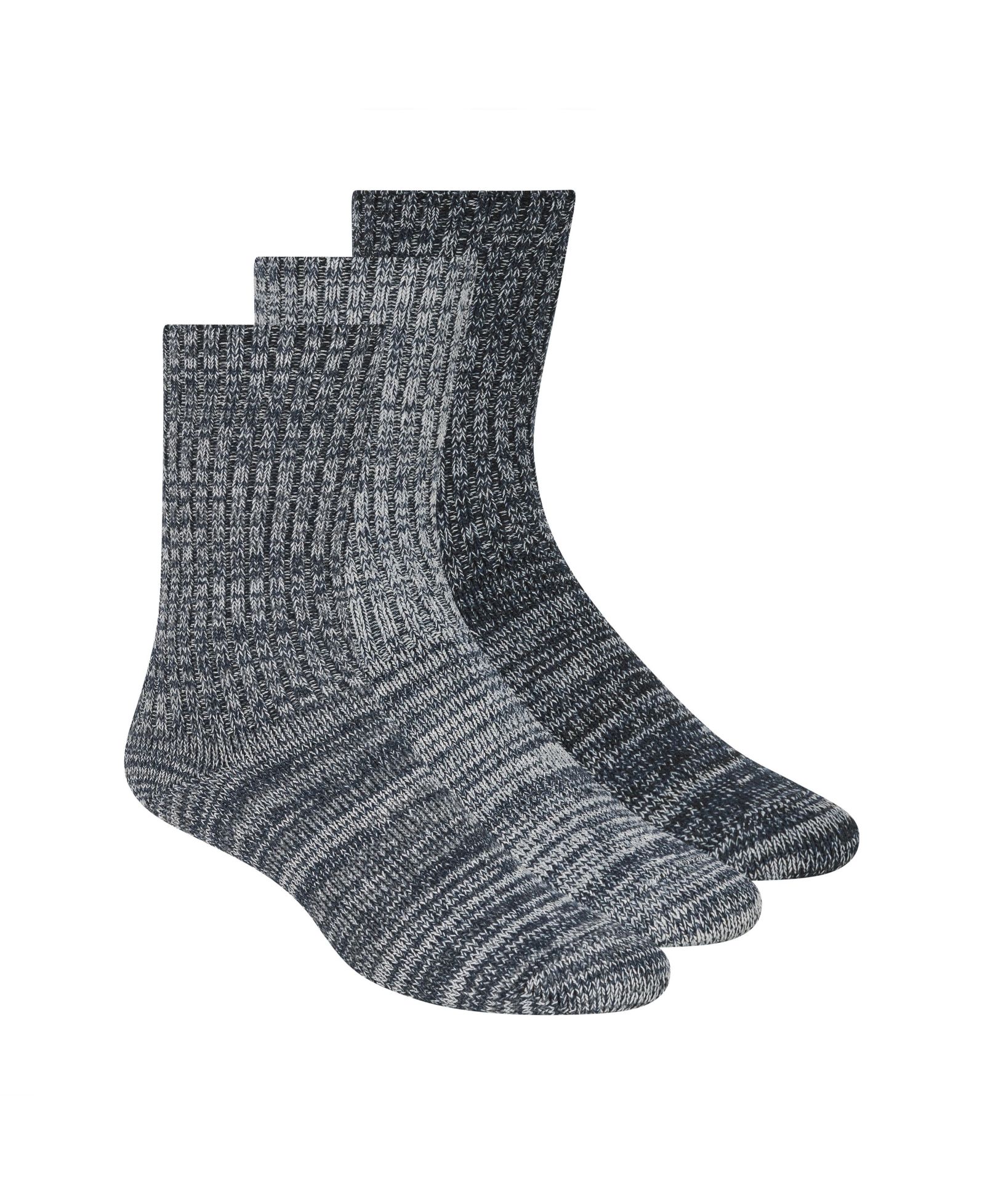 SCOTCH & SODA Men's 3-Pack Ribbed Crew Dress Socks