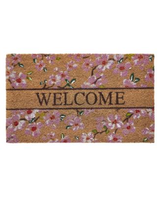 Laura Ashley Decorative Coir Doormat, 30" x 17.5"