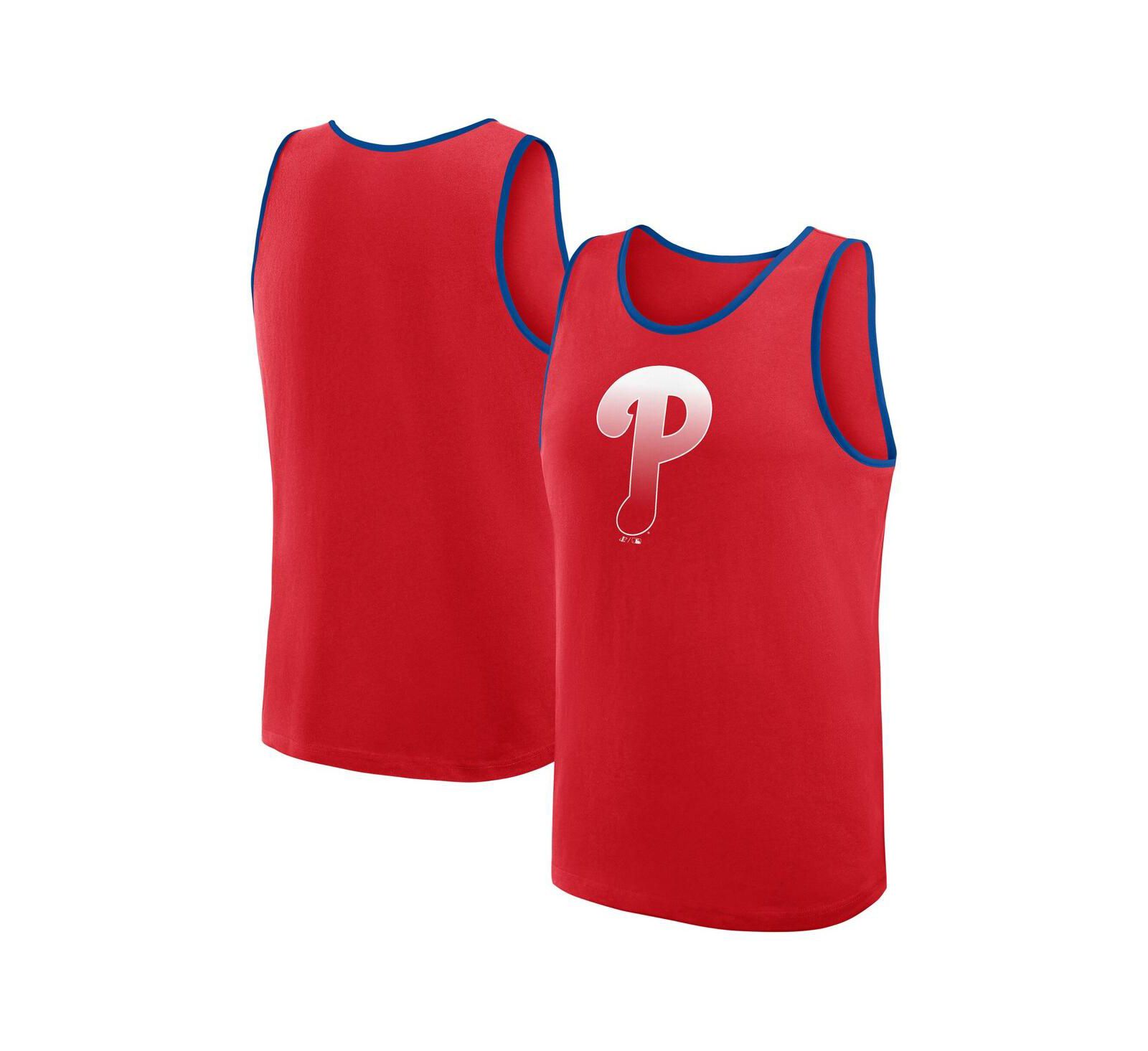 Мужской майка-алкоголичка Logo Athletic Philadelphia Phillies, красная