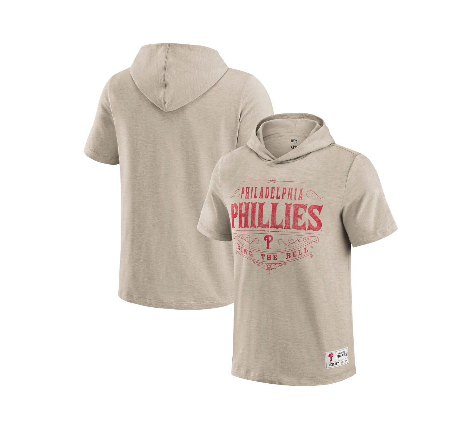 Мужская футболка с капюшоном Fanatics Philadelphia Phillies Tan