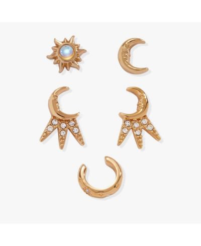 Набор сережек Sun & Moon