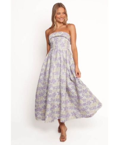 Petal and Pup Женский Rhea Strapless Midi Dress