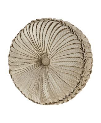 Декоративная подушка J Queen New York Gold Coast Tufted 15" Round