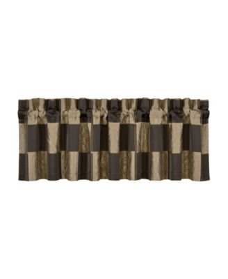 J Queen New York Brando Window Straight Valance, 18" x 88"
