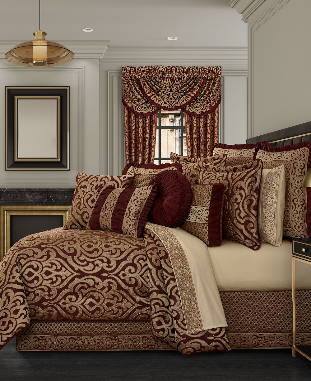 Комплект J Queen New York Renzo 4-Pc. Comforter Set, King