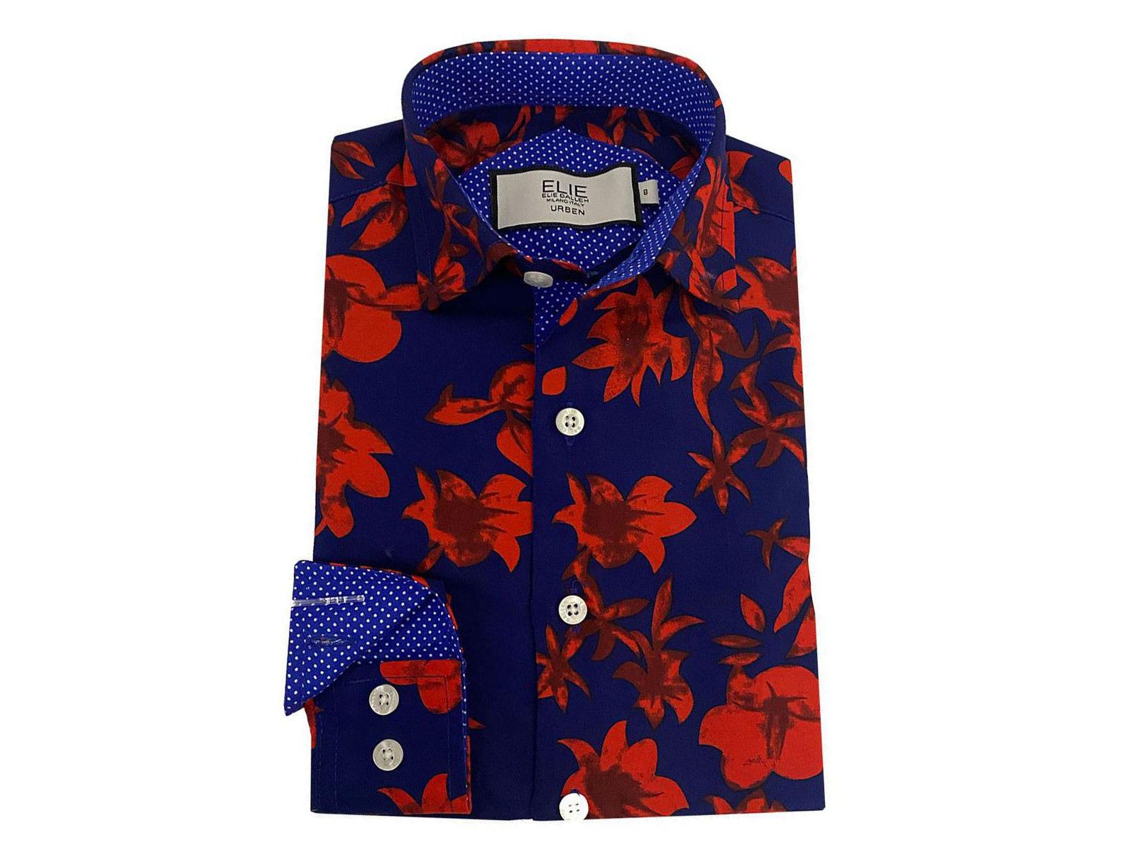 Мужская рубашка Elie Balleh Big Boys Navy Floral