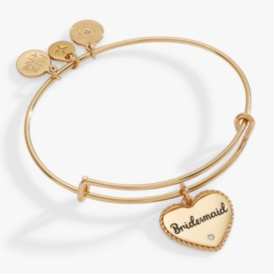 Браслет Alex and Ani Bridesmaid Heart Bangle
