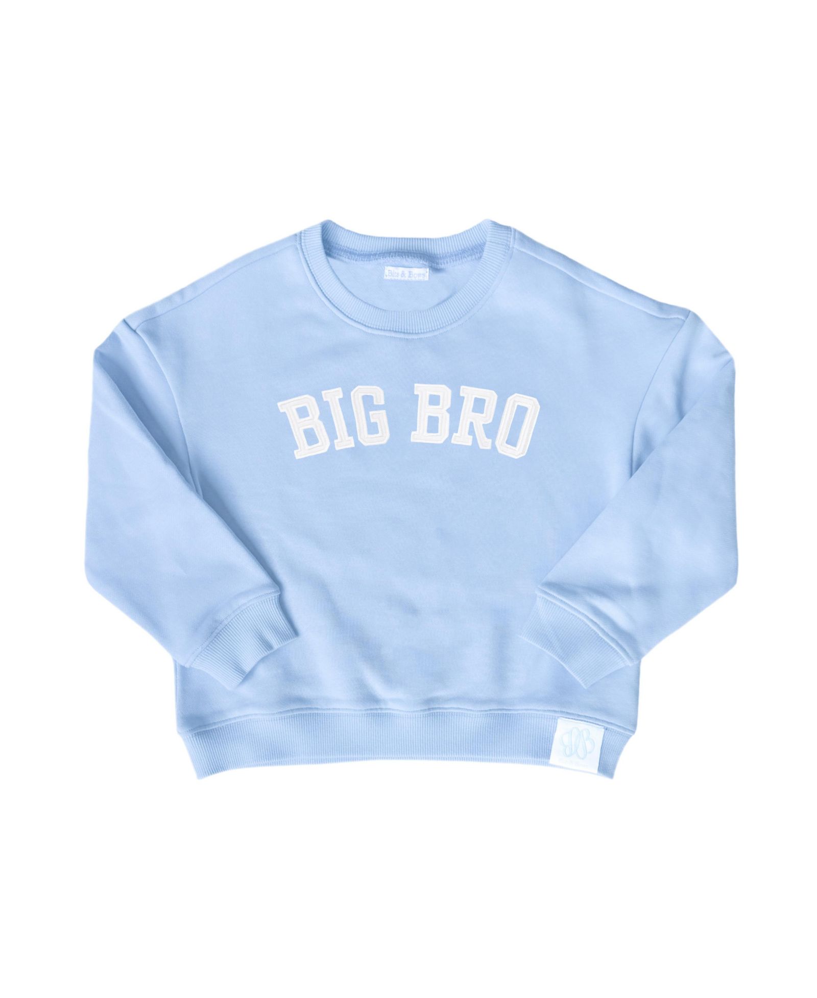 Детский свитшот Bits & Bows Big Bro Cotton Crewneck
