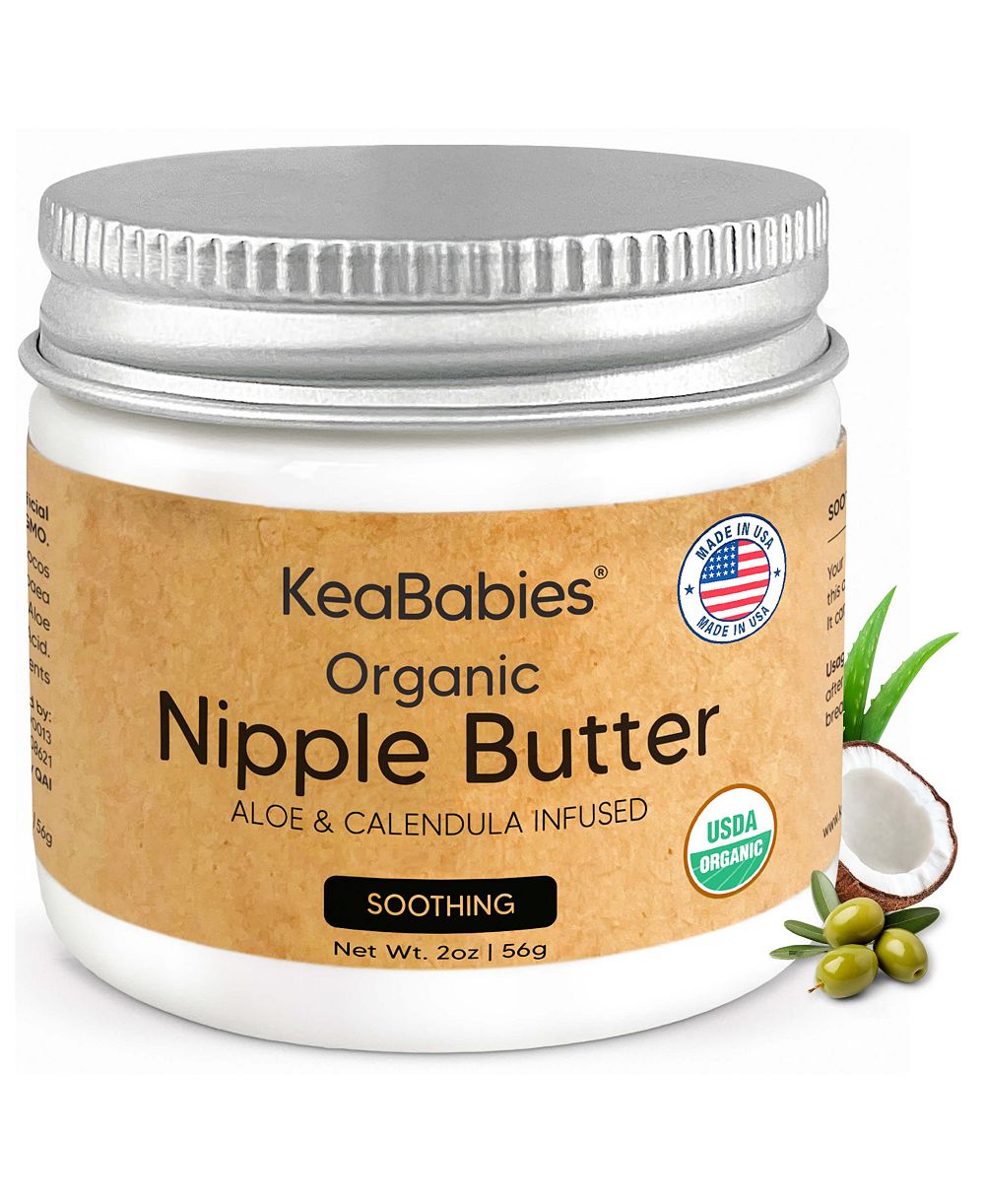 Органический крем для сосков KeaBabies, натуральный состав, 2oz