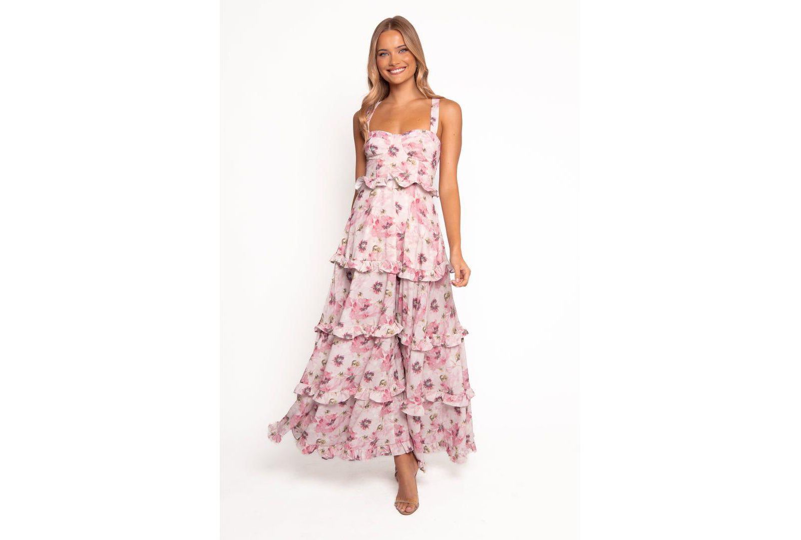 Petal and Pup Women's Lillee Tiered Maxi Dress