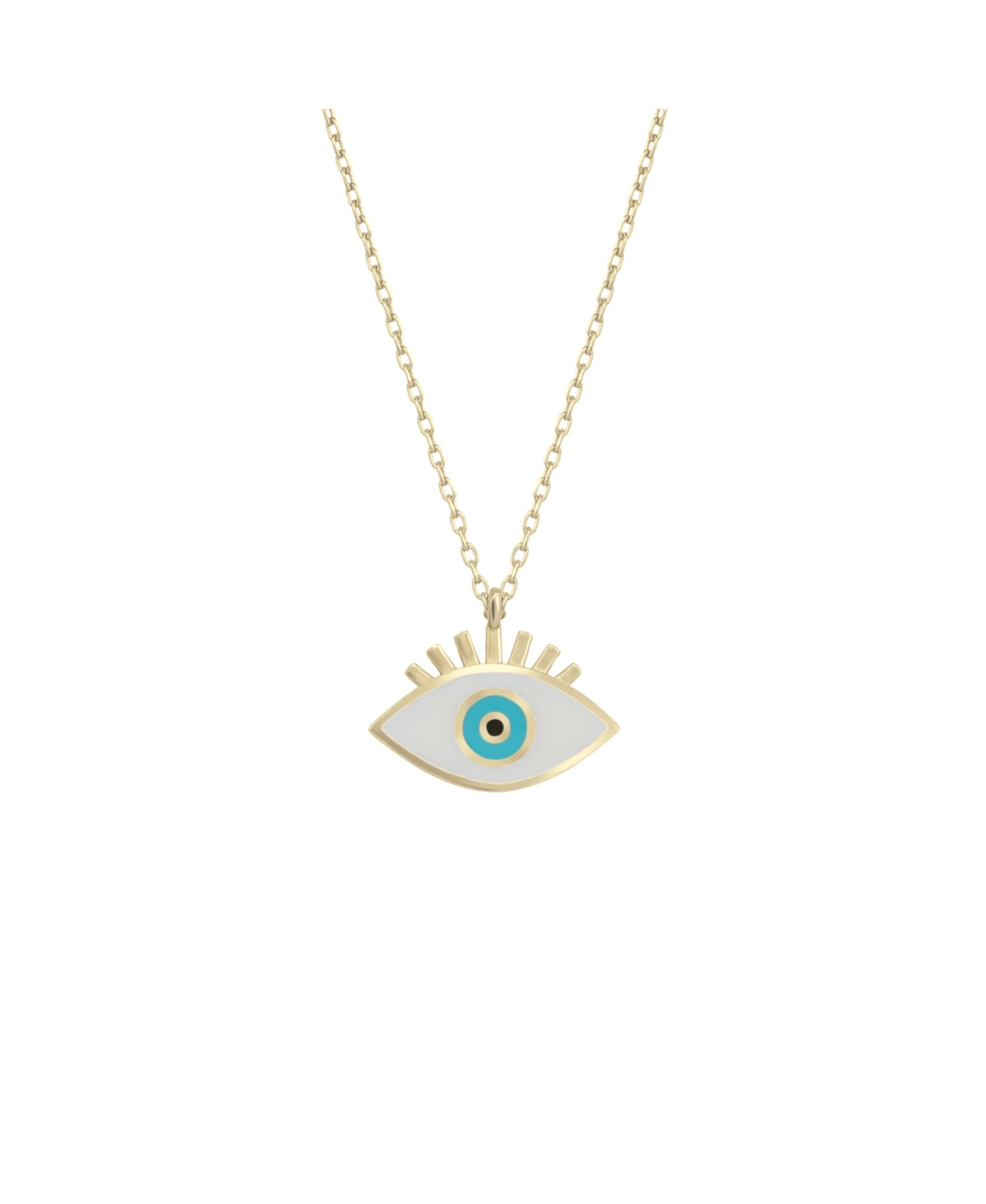 Ожерелье Spero London Sterling Evil Eye Eyelash