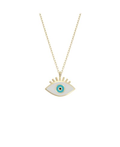 Ожерелье Spero London Sterling Evil Eye Eyelash
