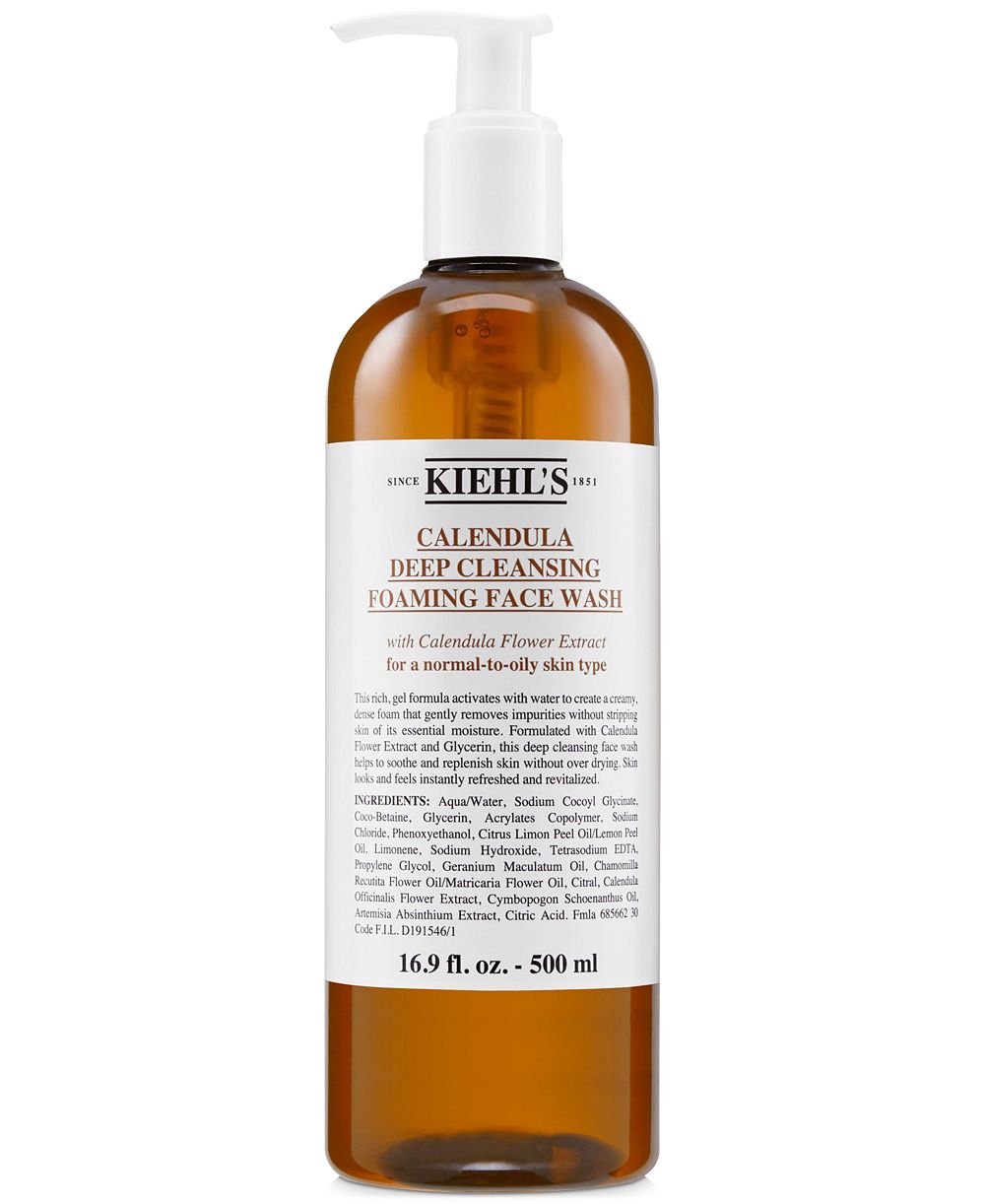 Kiehl's Since 1851 Calendula Deep Cleansing Foaming Face Wash, 16.9-oz.