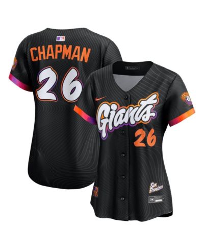Nike Женская джерси Matt Chapman Anthracite San Francisco Giants 2025 City Connect Limited