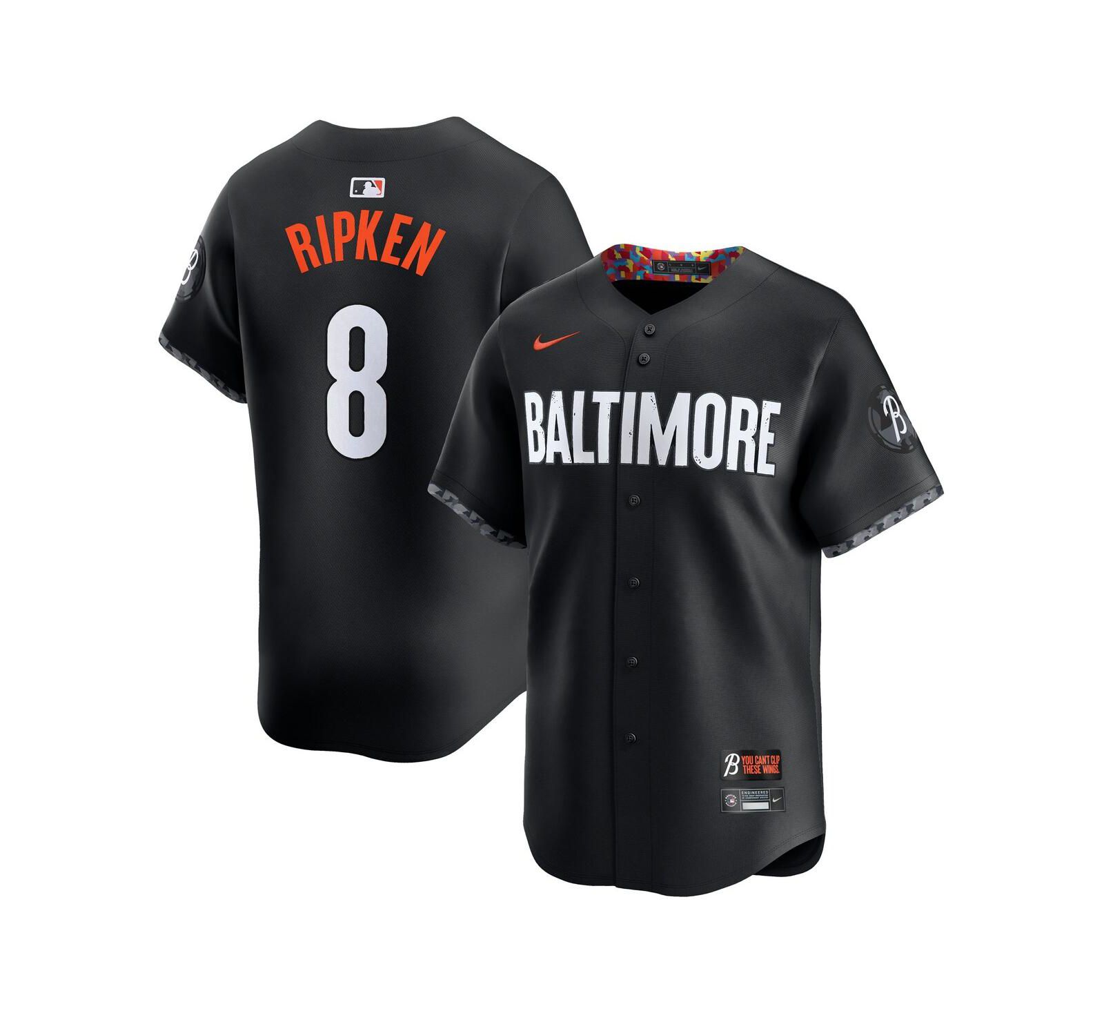 Джерси Nike Men's Cal Ripken Jr. Black Baltimore Orioles City Connect Limited