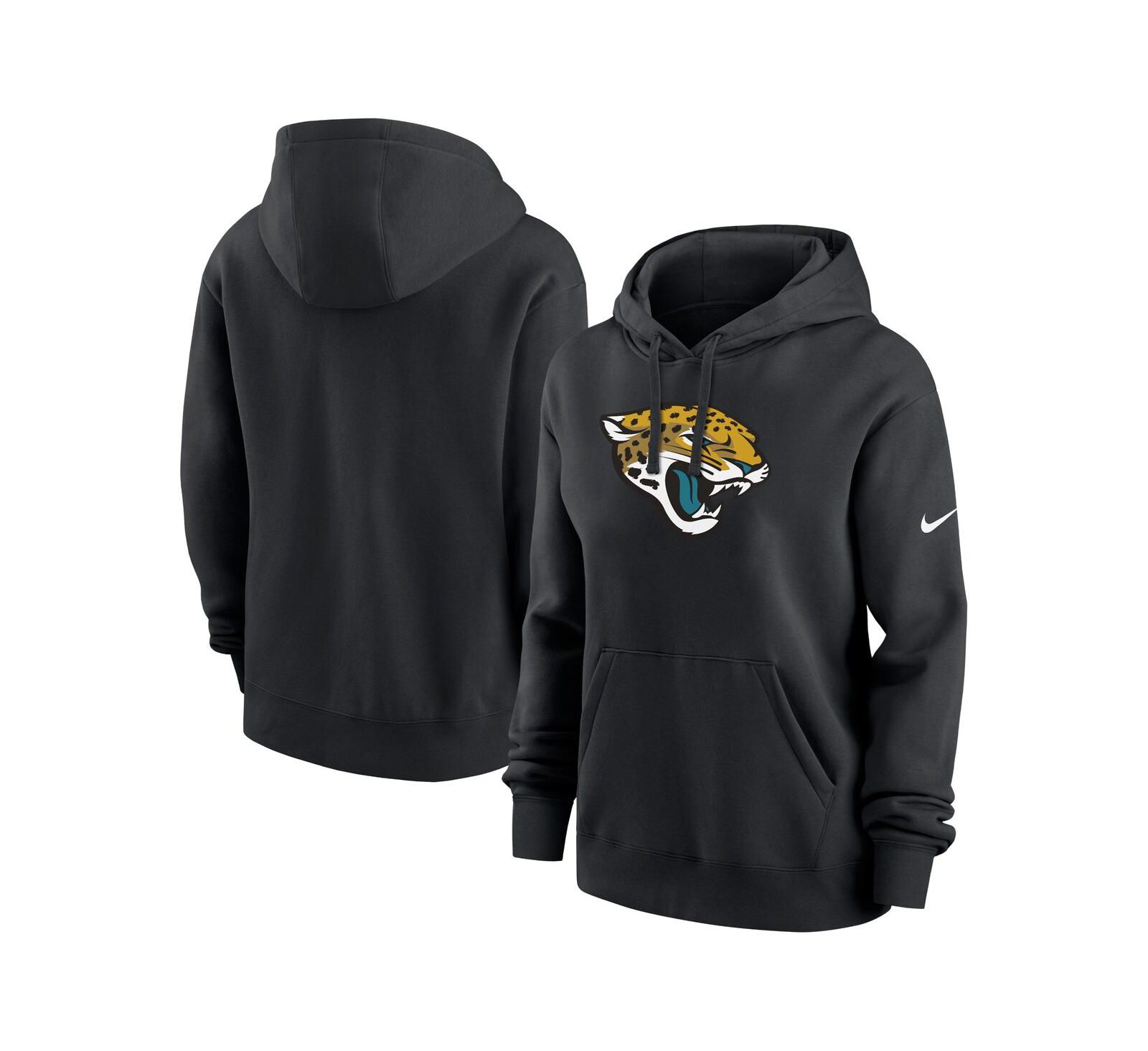 Женское худи Nike Club Fleece Pullover, Black, Jacksonville Jaguars