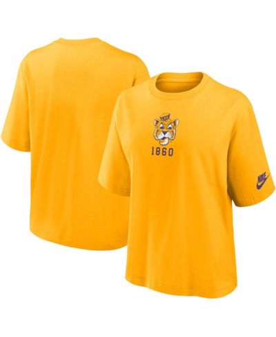 Женская футболка Nike Gold LSU Tigers