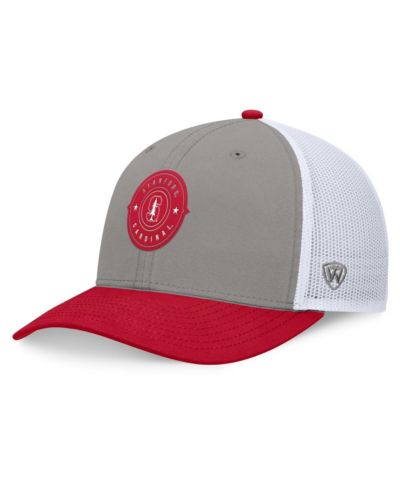 Top of the World Men's Gray/Cardinal Stanford Cardinal Rob Trucker Adjustable Hat