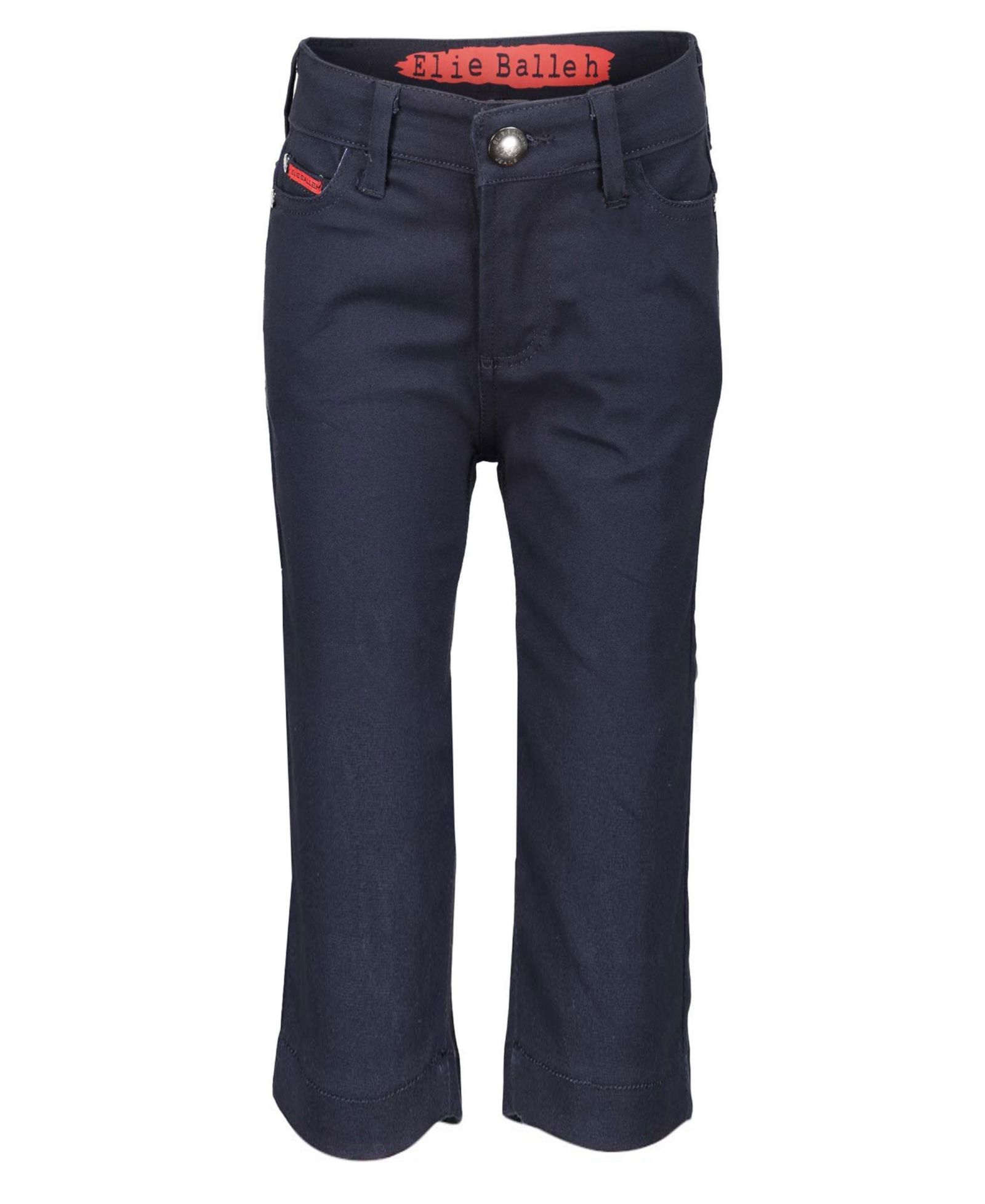 Elie Balleh Big Boys Navy Slim Fit 5 Pocket Twill Pants