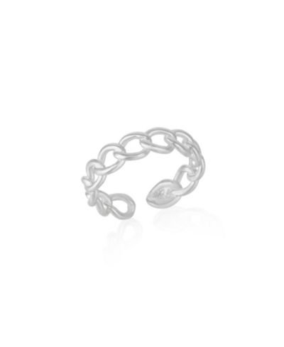 Spero London Sterling Chain Ring