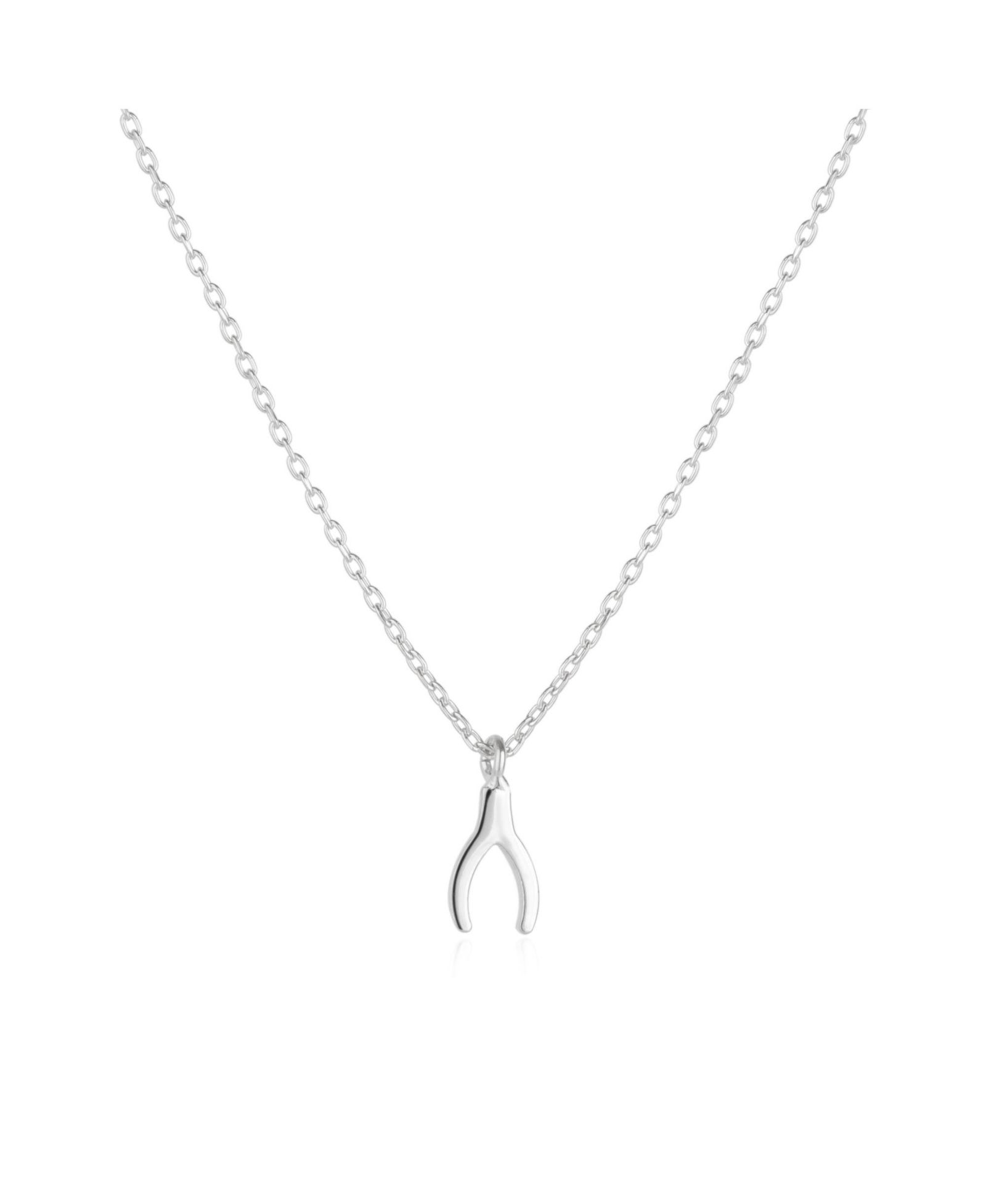Мини-подвеска Spero London Sterling Wishbone Necklace