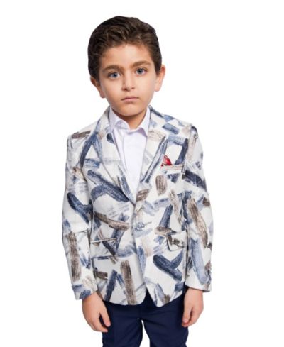 Elie Balleh Toddler Light Navy Slim Fit Classicjacket