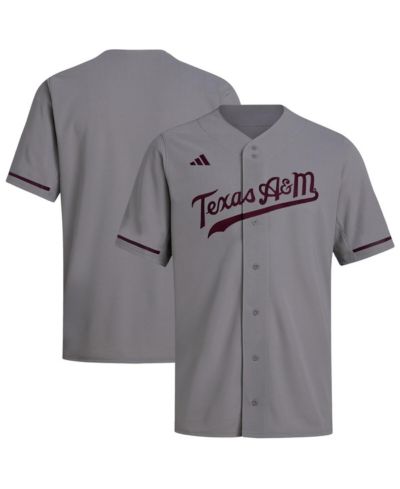 Мужская джерси Adidas Texas A&M Aggies Replica Baseball Gray