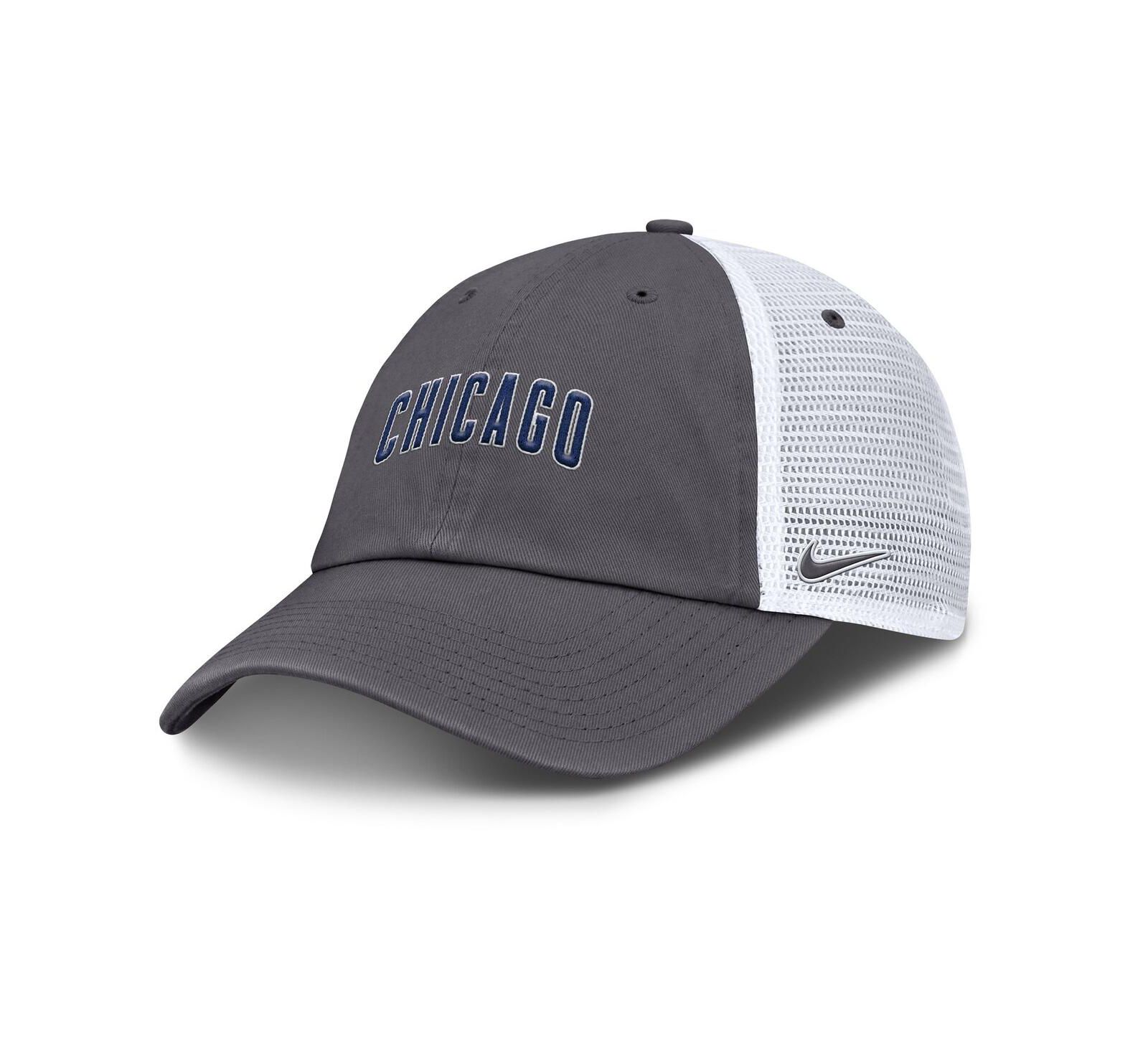 Nike Мужская кепка-тракер Chicago Cubs Wordmark Club